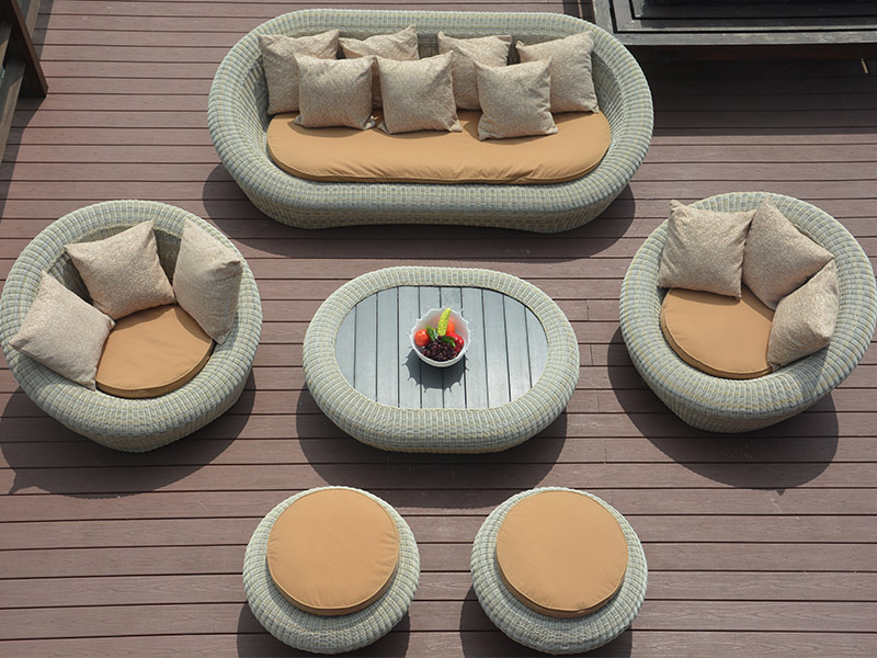 Rattan sofa garden furniture set